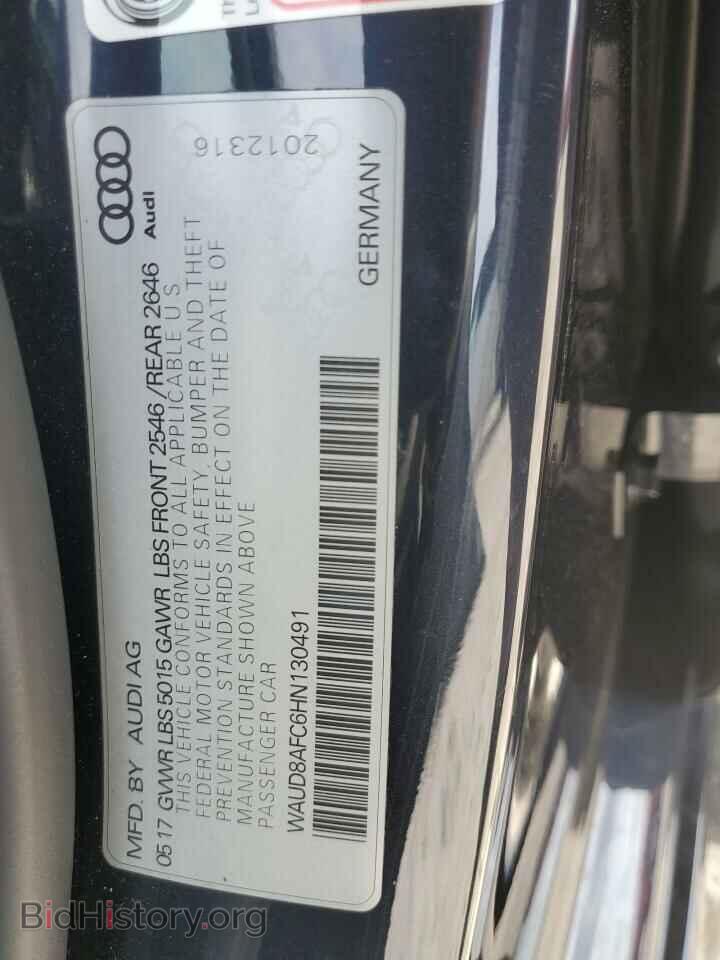 2017 AUDI A6 - VIN: WAUD8AFC6HN130491 - Фото 13