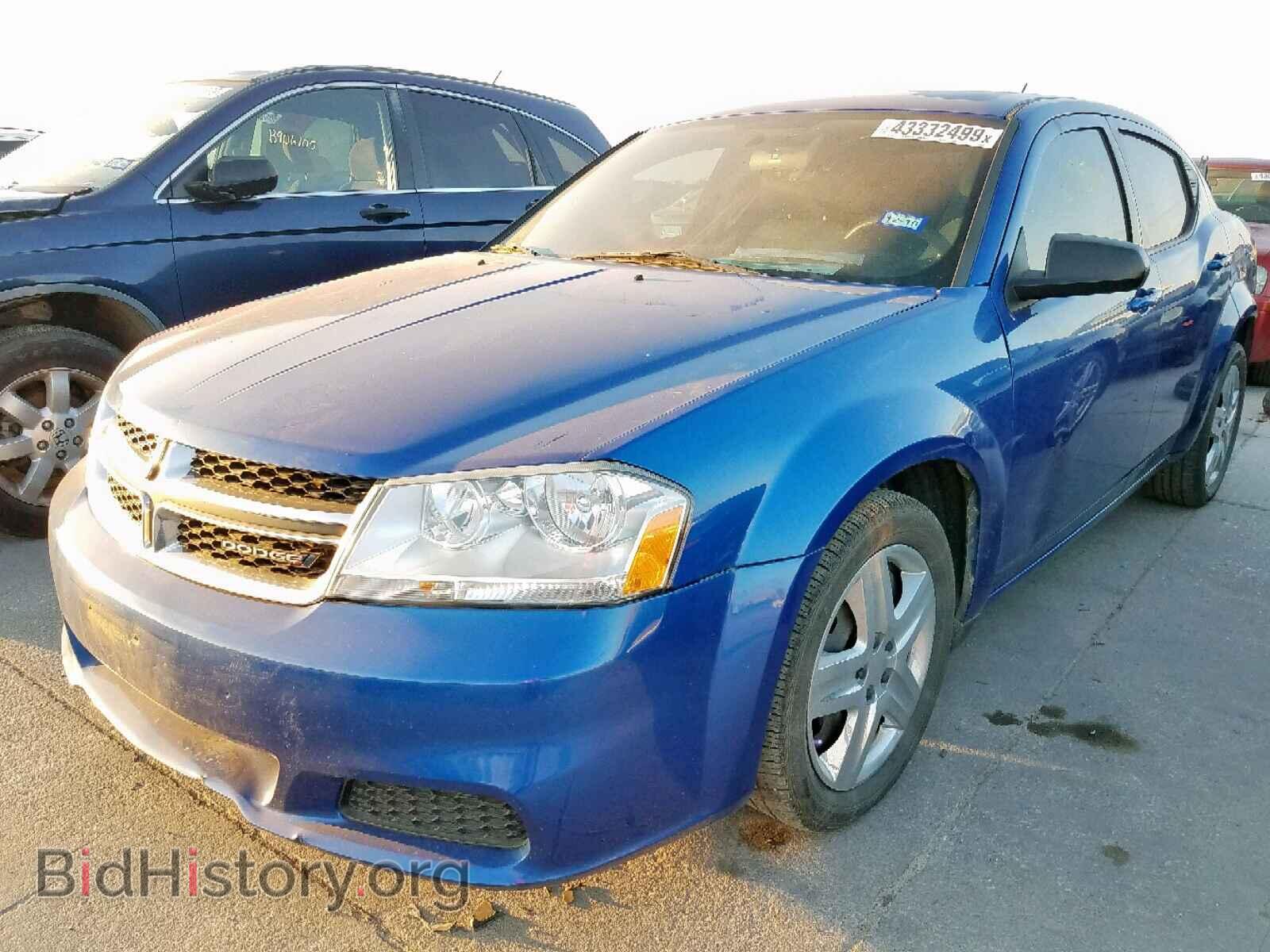 2014 DODGE AVENGER - VIN: 1C3CDZAB6EN227875 - Фото 2
