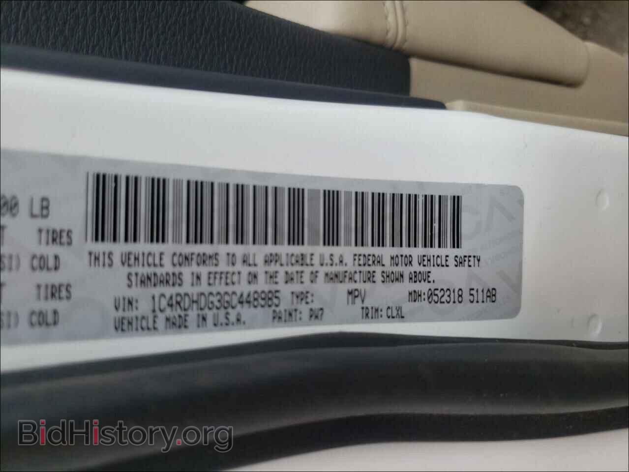 2016 DODGE DURANGO - VIN: 1C4RDHDG3GC448985 - Фото 10