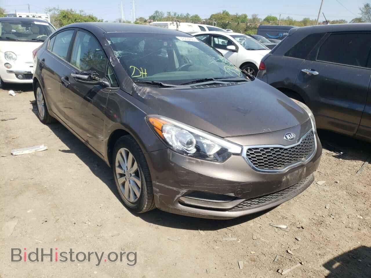 Photo KNAFX4A61E5221355 - KIA FORTE 2014