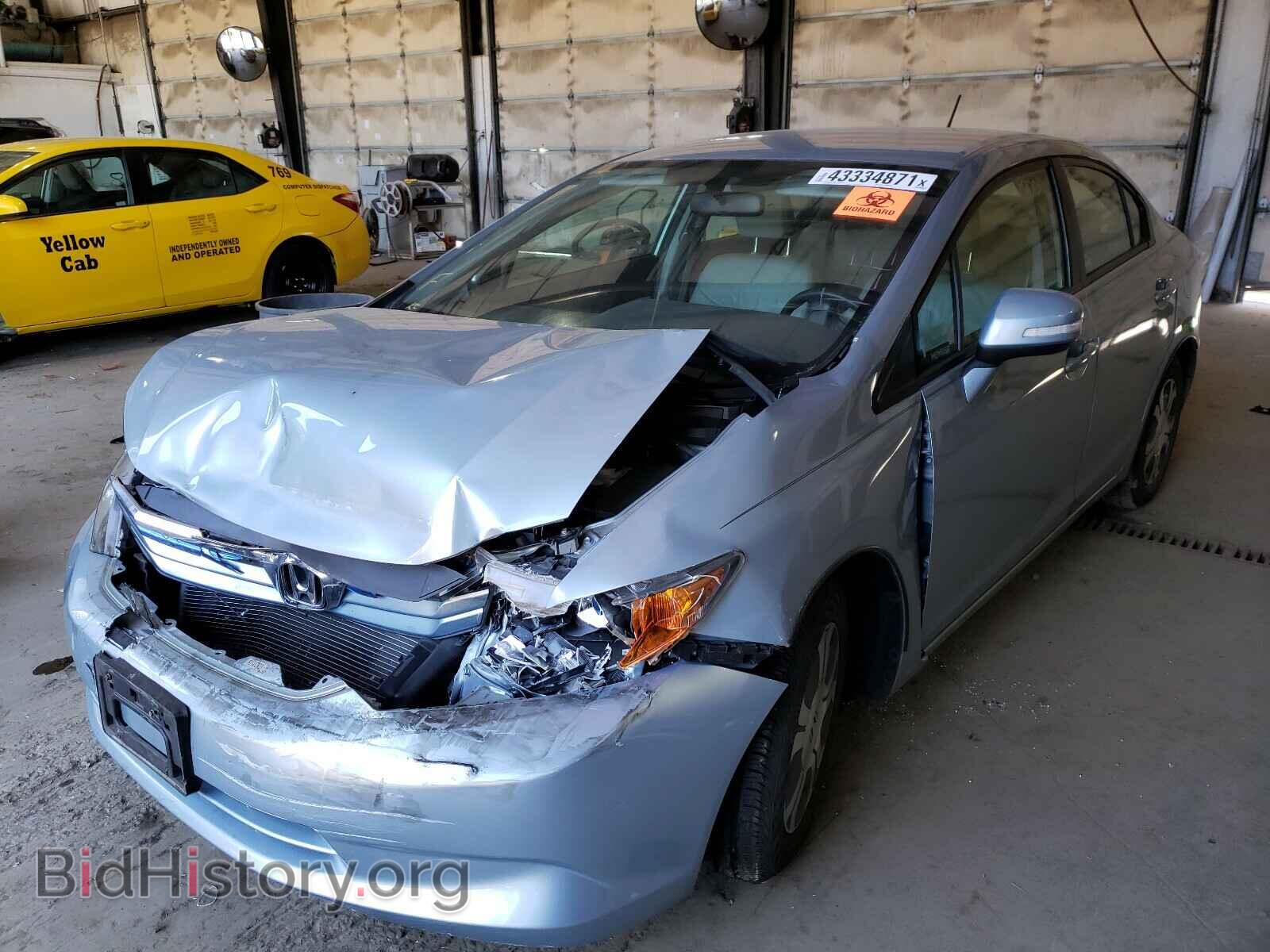 2012 HONDA CIVIC - VIN: JHMFB4F33CS010915 - Фото 2