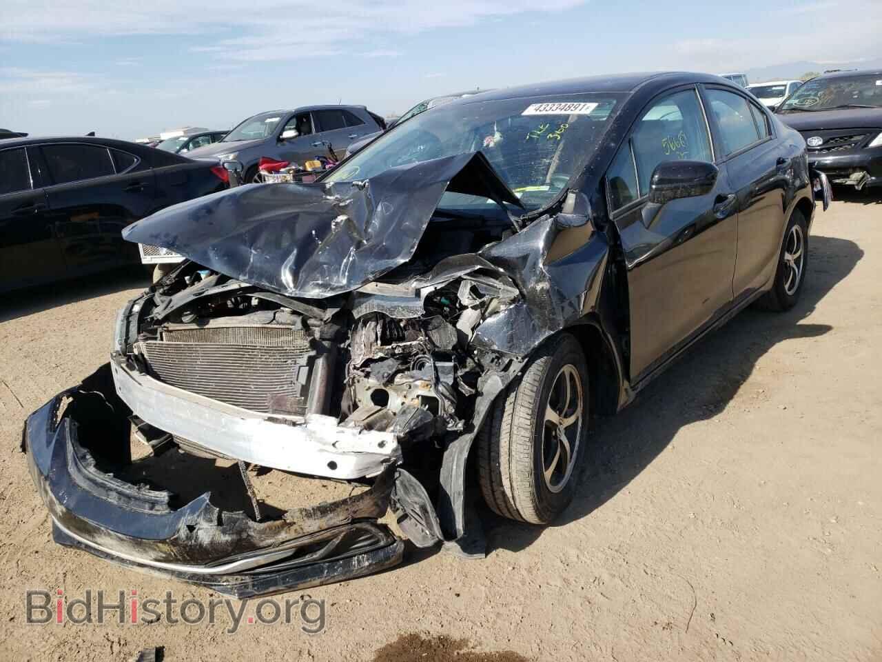 2015 HONDA CIVIC - VIN: 19XFB2F73FE277326 - Фото 2