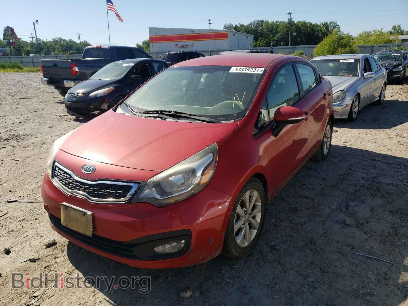 2013 KIA RIO - VIN: KNADN4A33D6124198 - Фото 2