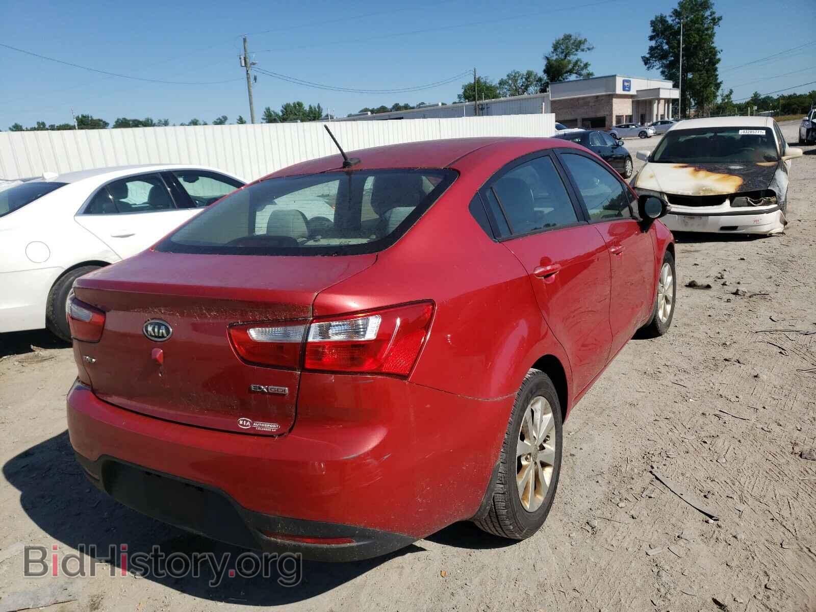 2013 KIA RIO - VIN: KNADN4A33D6124198 - Фото 4