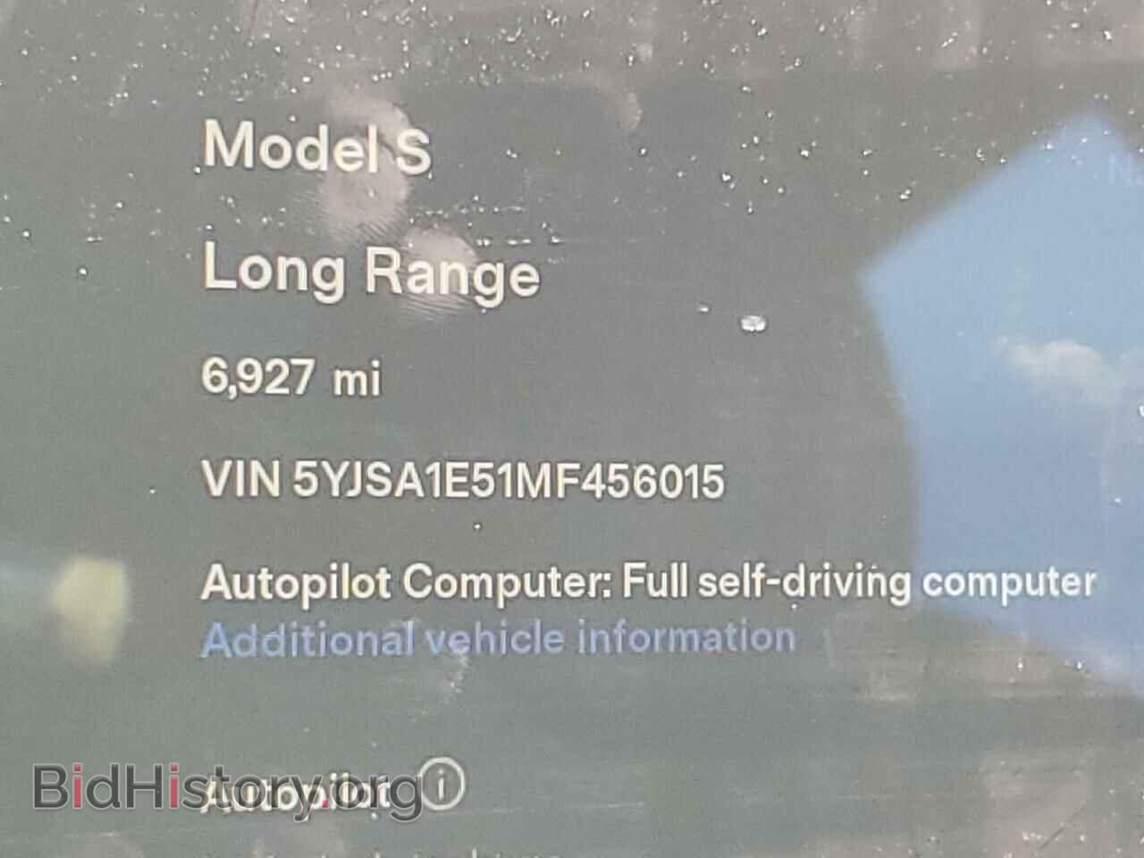 2021 TESLA MODEL S - VIN: 5YJSA1E51MF456015 - Photo 8
