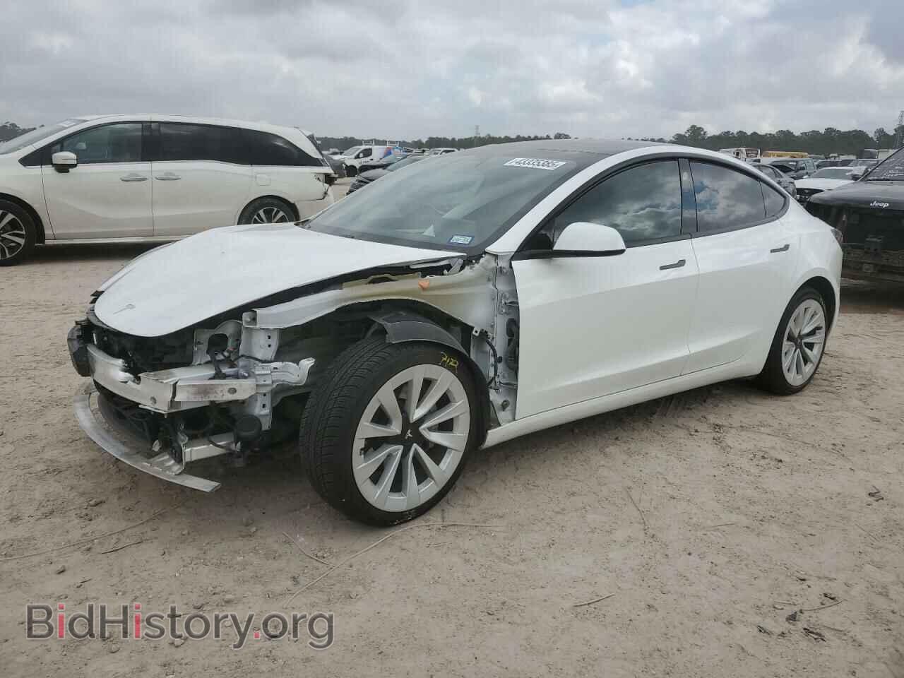 Photo 5YJ3E1EA2MF030744 - TESLA MODEL 3 2021