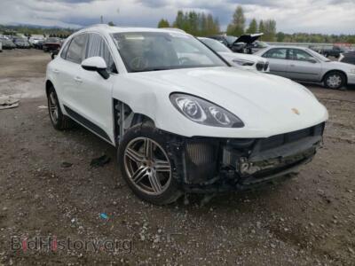 2016 Porsche MACAN Macan S, white — VIN WP1AB2A53GLB57677, Copart