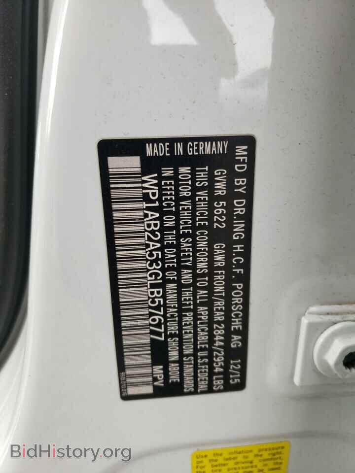 2016 Porsche MACAN (VIN WP1AB2A53GLB57677) — photo 10 of 10
