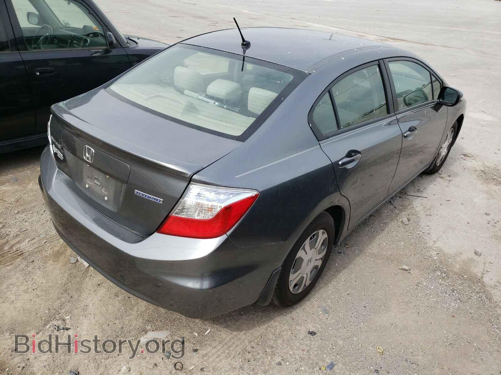 2012 HONDA CIVIC - VIN: JHMFB4F23CS007617 - Фото 4
