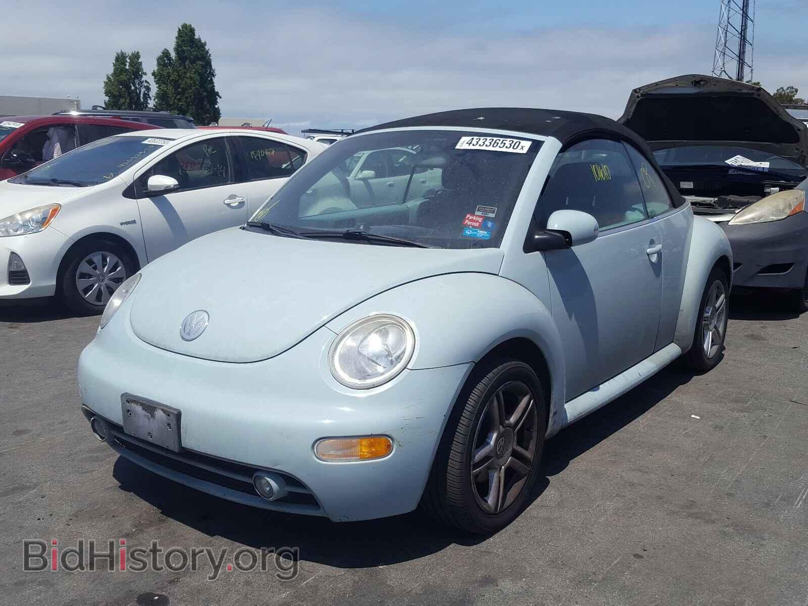 2005 VOLKSWAGEN BEETLE - VIN: 3VWCD31Y65M354811 - Фото 2