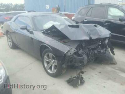 2015 Dodge CHALLENGER, черный — VIN 2C3CDZAG3FH715297, Copart