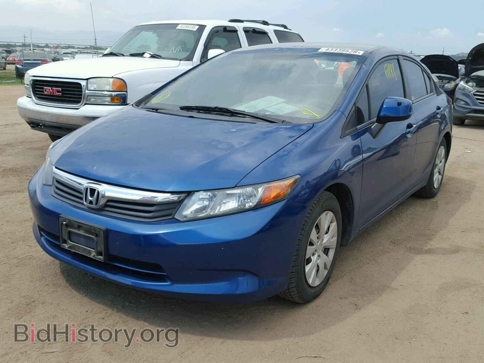 2012 HONDA CIVIC LX - VIN: 19XFB2F53CE350138 - Фото 2
