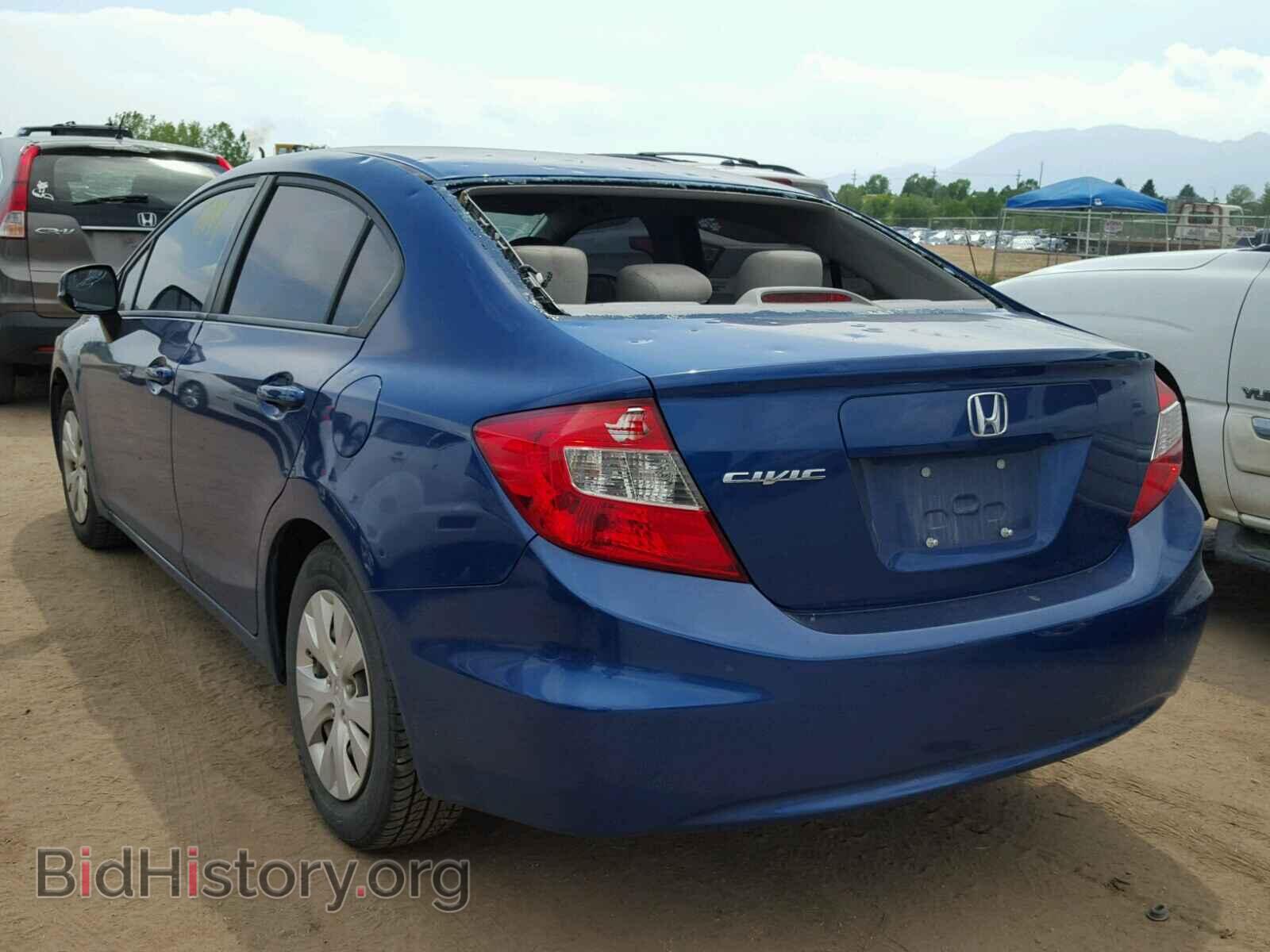 2012 HONDA CIVIC LX - VIN: 19XFB2F53CE350138 - Фото 3