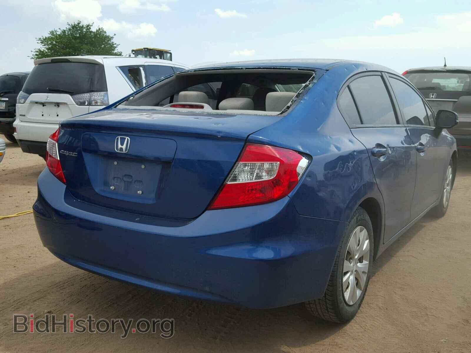 2012 HONDA CIVIC LX - VIN: 19XFB2F53CE350138 - Фото 4