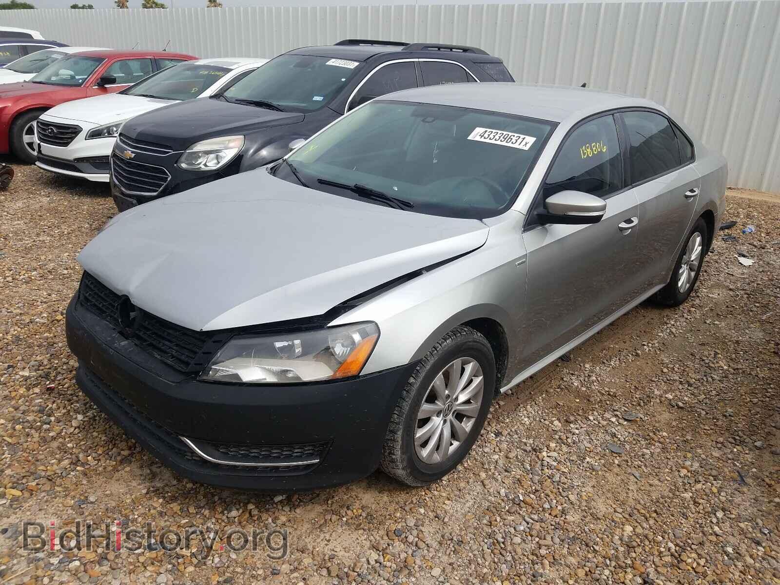 2014 VOLKSWAGEN PASSAT - VIN: 1VWAT7A30EC078990 - Фото 2