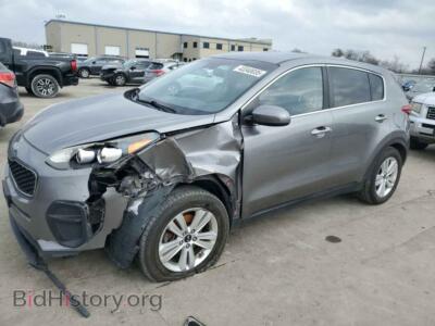 2017 Kia SPORTAGE LX, silver — VIN KNDPM3AC8H7038060, Copart