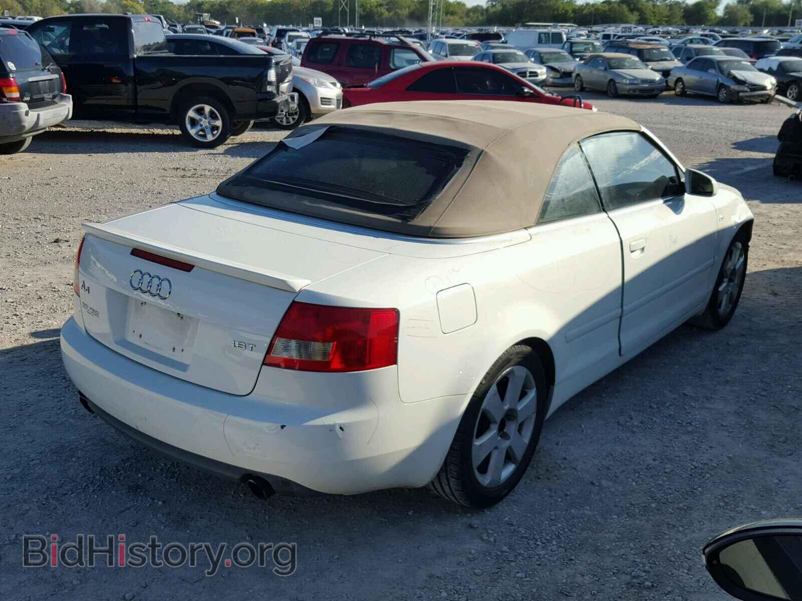 2005 AUDI A4 - VIN: WAUAC48H55K000923 - Фото 4