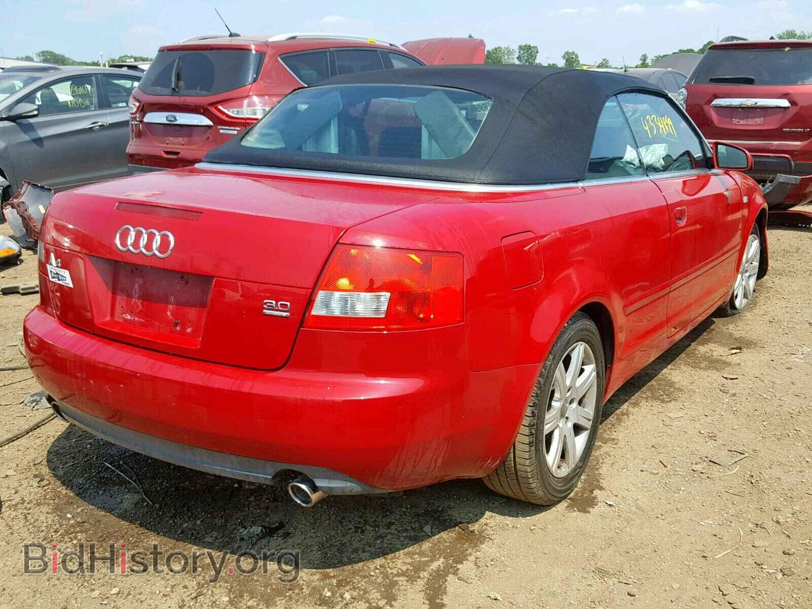 2005 AUDI A4 - VIN: WAUDT48H65K014861 - Фото 4