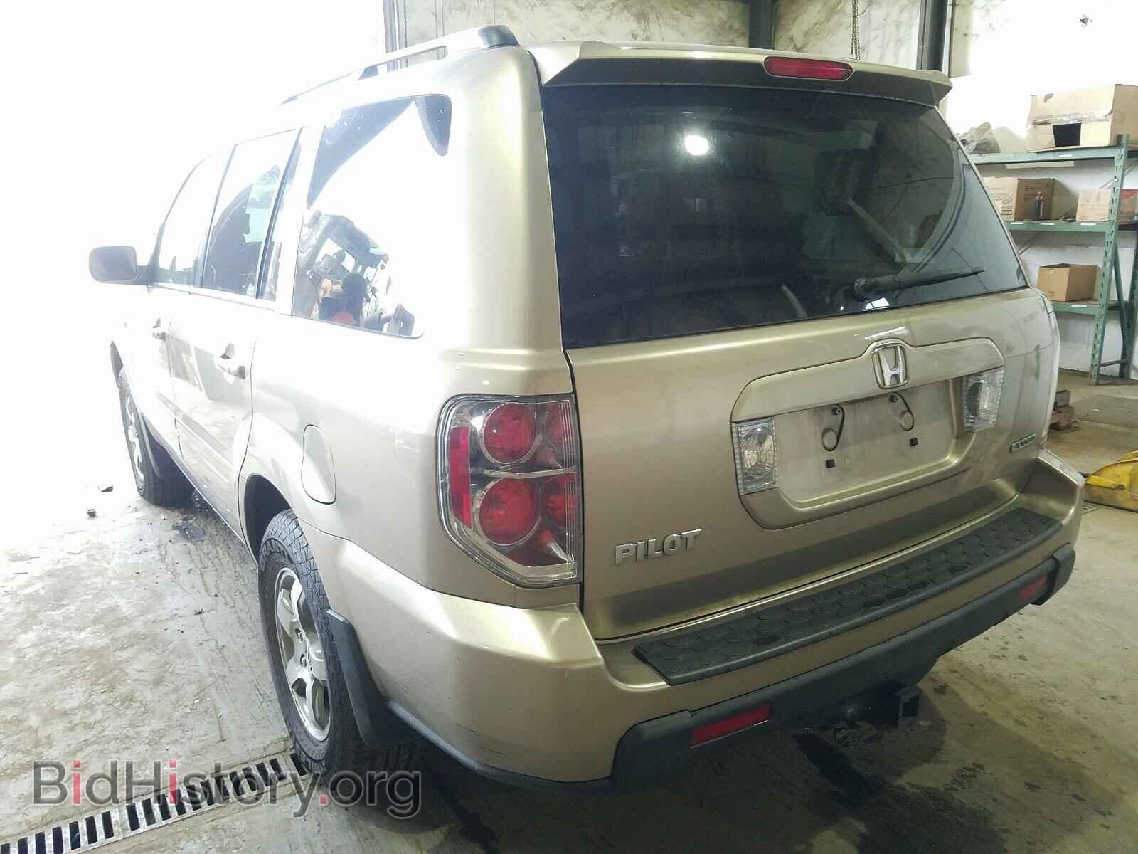 2006 HONDA PILOT - VIN: 2HKYF18446H545192 - Фото 3