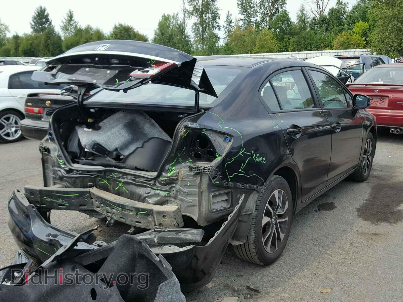 2013 HONDA CIVIC - VIN: 19XFB2F82DE228866 - Фото 4