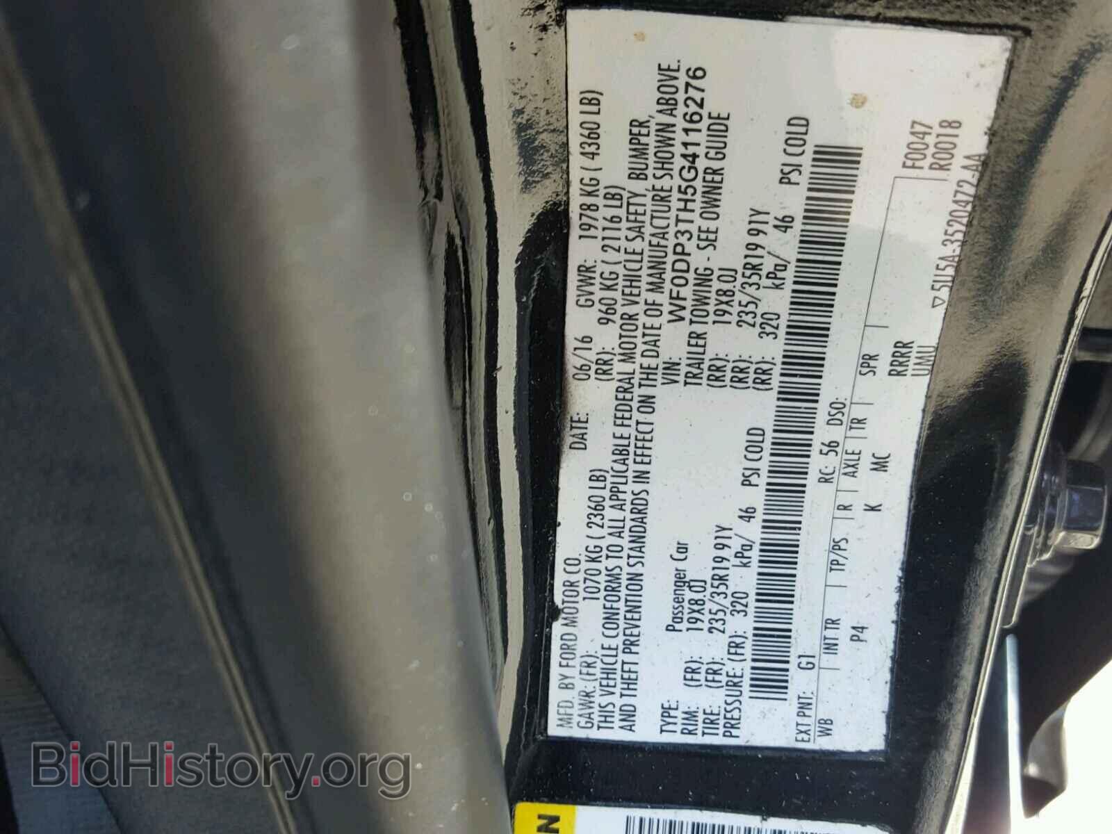 2016 FORD FOCUS - VIN: WF0DP3TH5G4116276 - Photo 10
