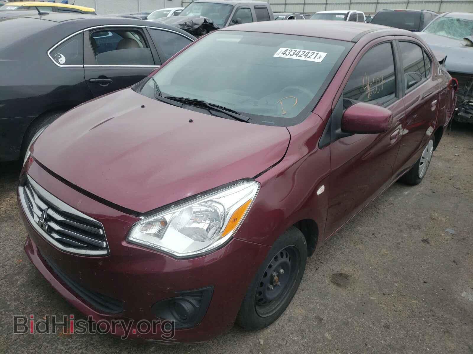 2017 MITSUBISHI MIRAGE - VIN: ML32F3FJ3HHF11102 - Фото 2
