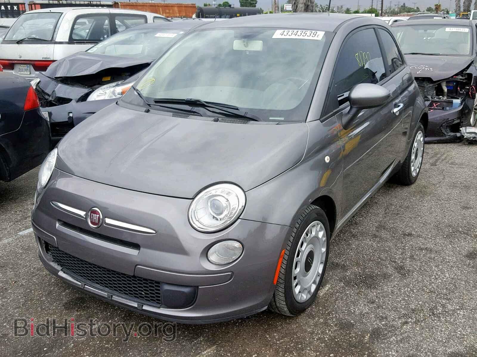 2012 FIAT 500 - VIN: 3C3CFFAR8CT335563 - Фото 2