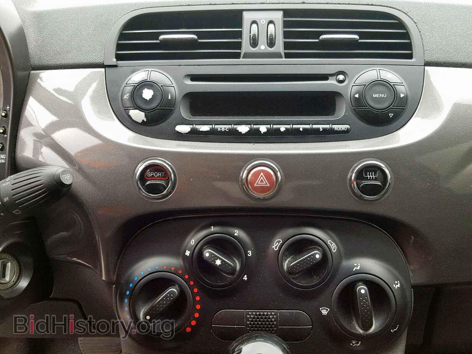 2012 FIAT 500 - VIN: 3C3CFFAR8CT335563 - Фото 9
