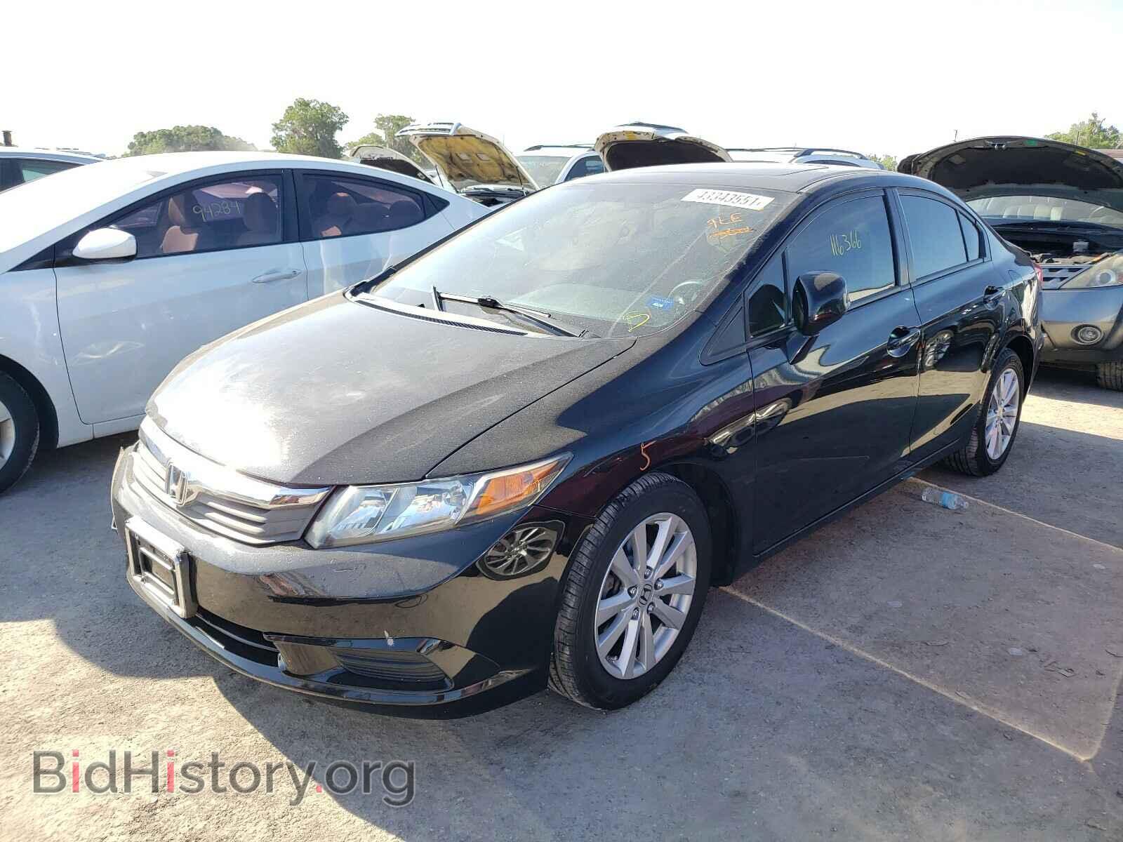 2012 HONDA CIVIC - VIN: 2HGFB2F87CH321855 - Фото 2