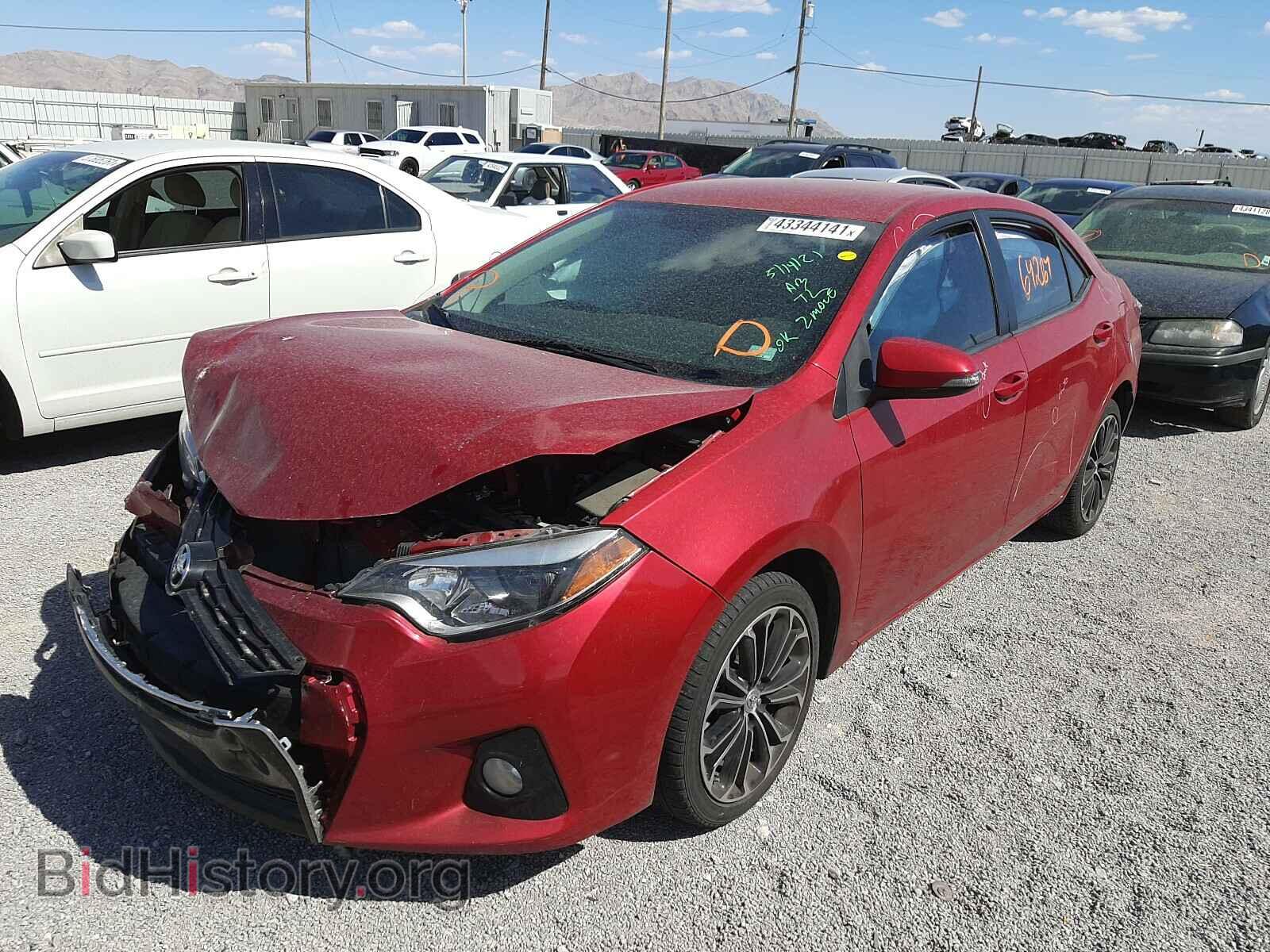 2014 TOYOTA COROLLA - VIN: 5YFBURHE4EP168304 - Фото 2