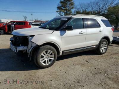 2019 Ford EXPLORER XLT, белый — VIN 1FM5K8DH6KGB52465, Copart