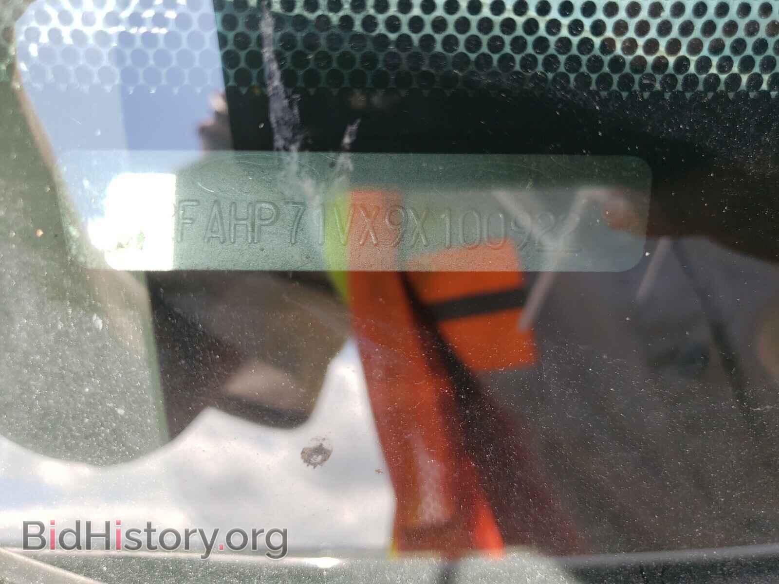 2009 FORD CROWN VIC - VIN: 2FAHP71VX9X100922 - Фото 10