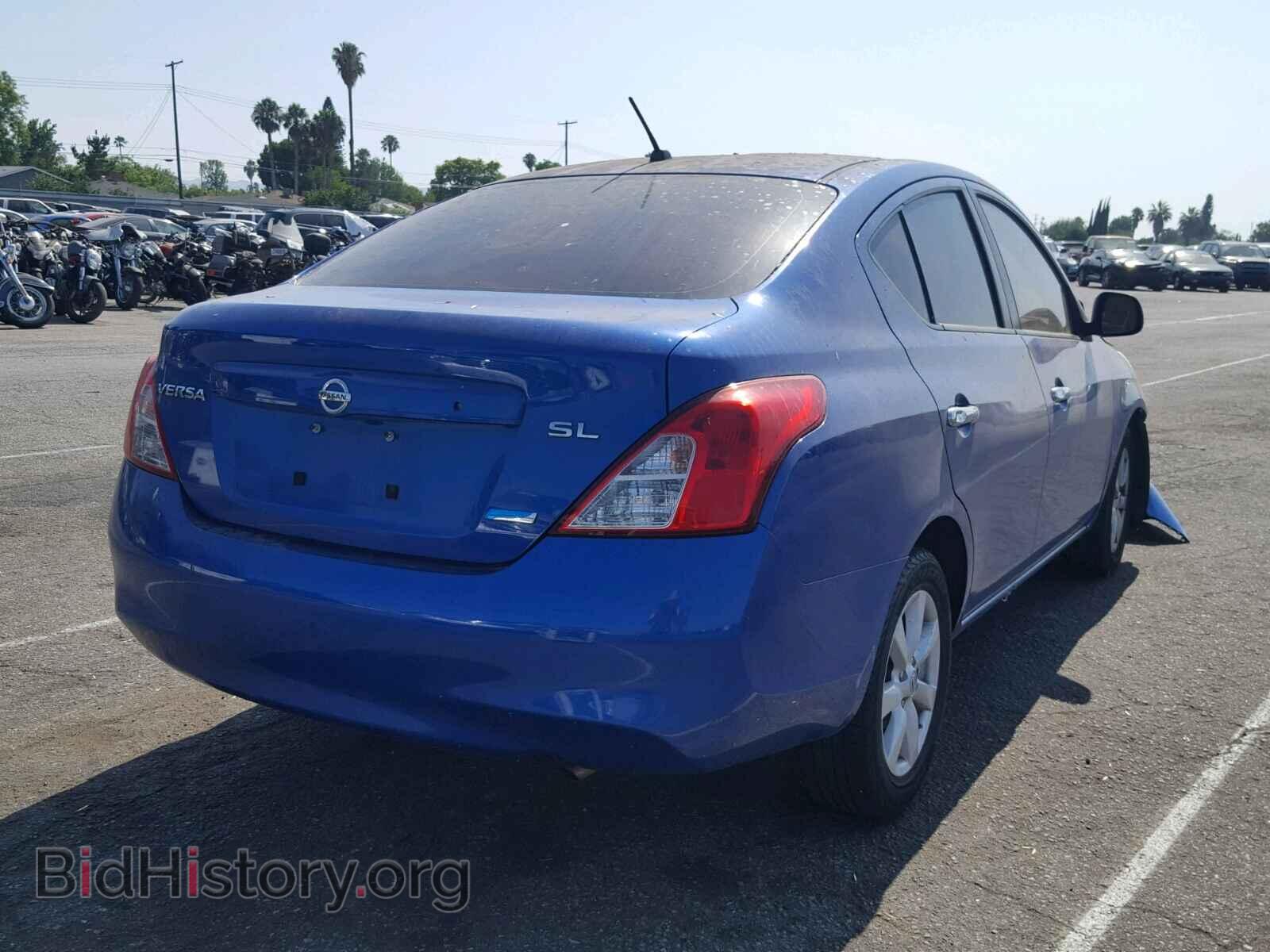 2012 NISSAN VERSA - VIN: 3N1CN7AP0CL807003 - Фото 4