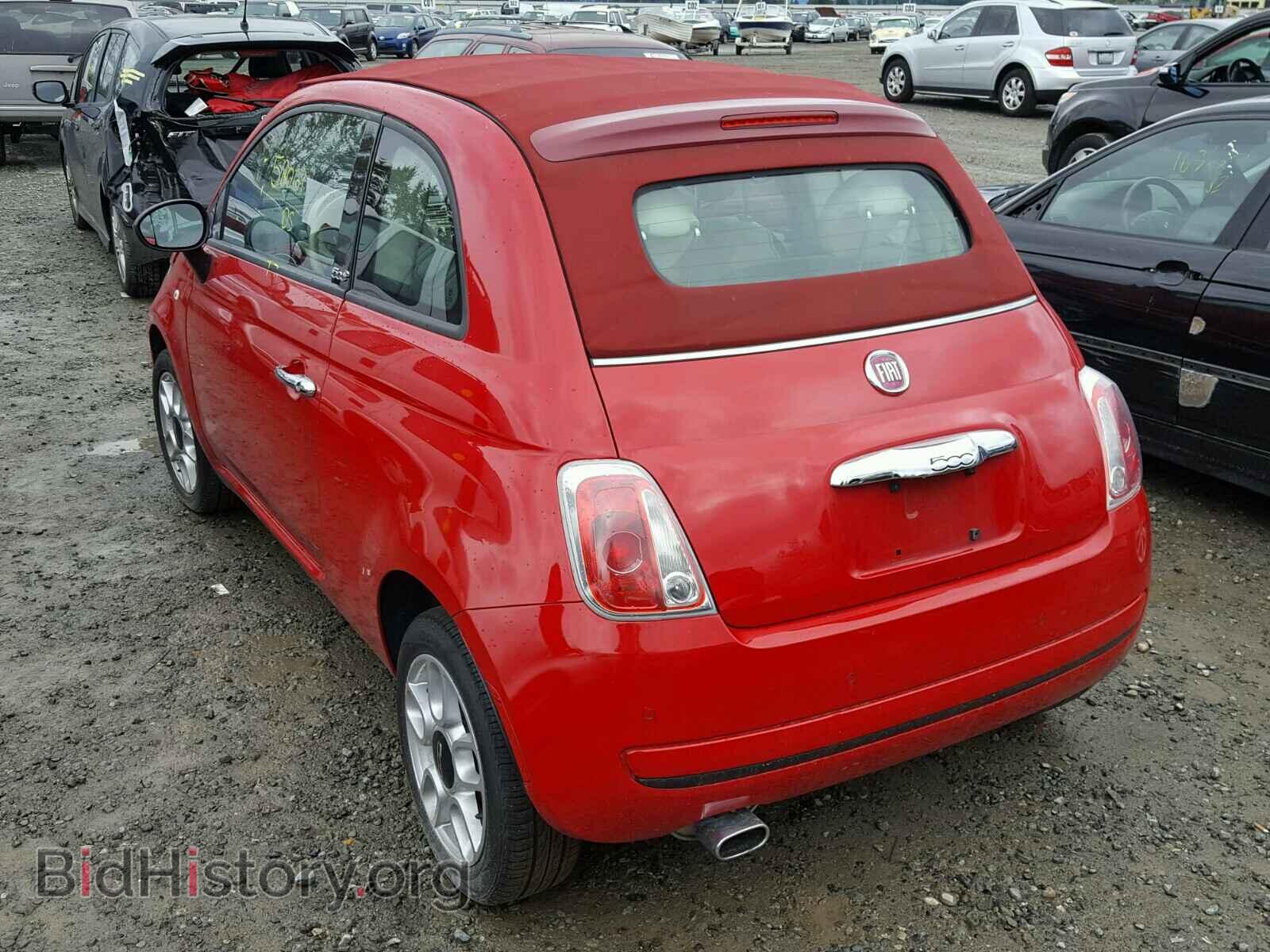 2012 FIAT 500 - VIN: 3C3CFFDR8CT377016 - Фото 3