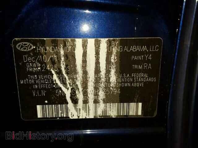 2012 HYUNDAI SONATA - VIN: 5NPEC4AC5CH435794 - Photo 10