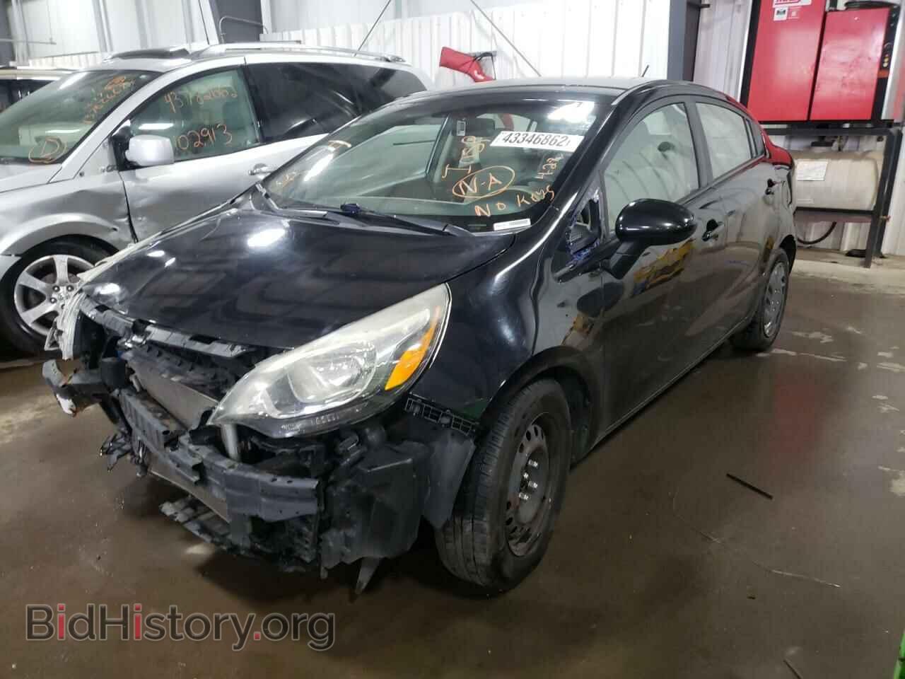 2013 KIA RIO - VIN: KNADM4A37D6188621 - Фото 2