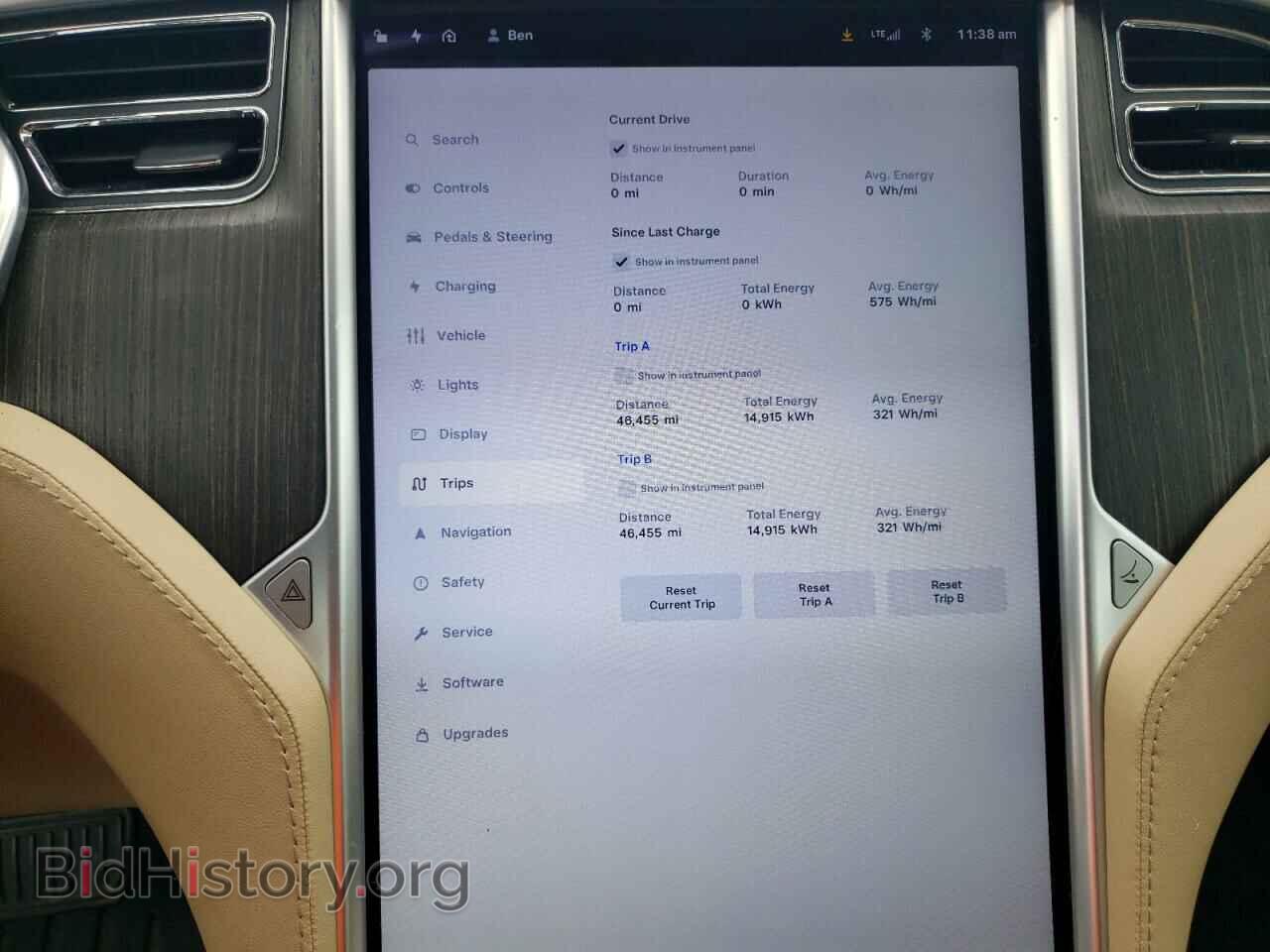 2013 TESLA MODEL S - VIN: 5YJSA1CNXDFP06824 - Фото 9