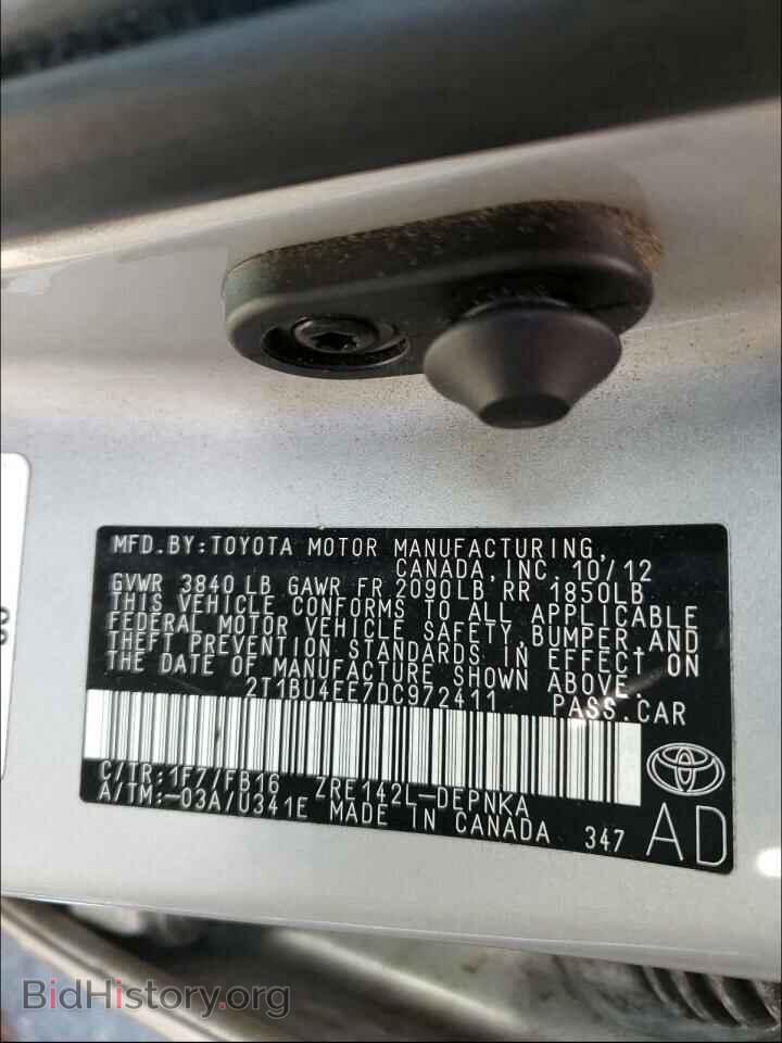 2013 TOYOTA COROLLA - VIN: 2T1BU4EE7DC972411 - Photo 10