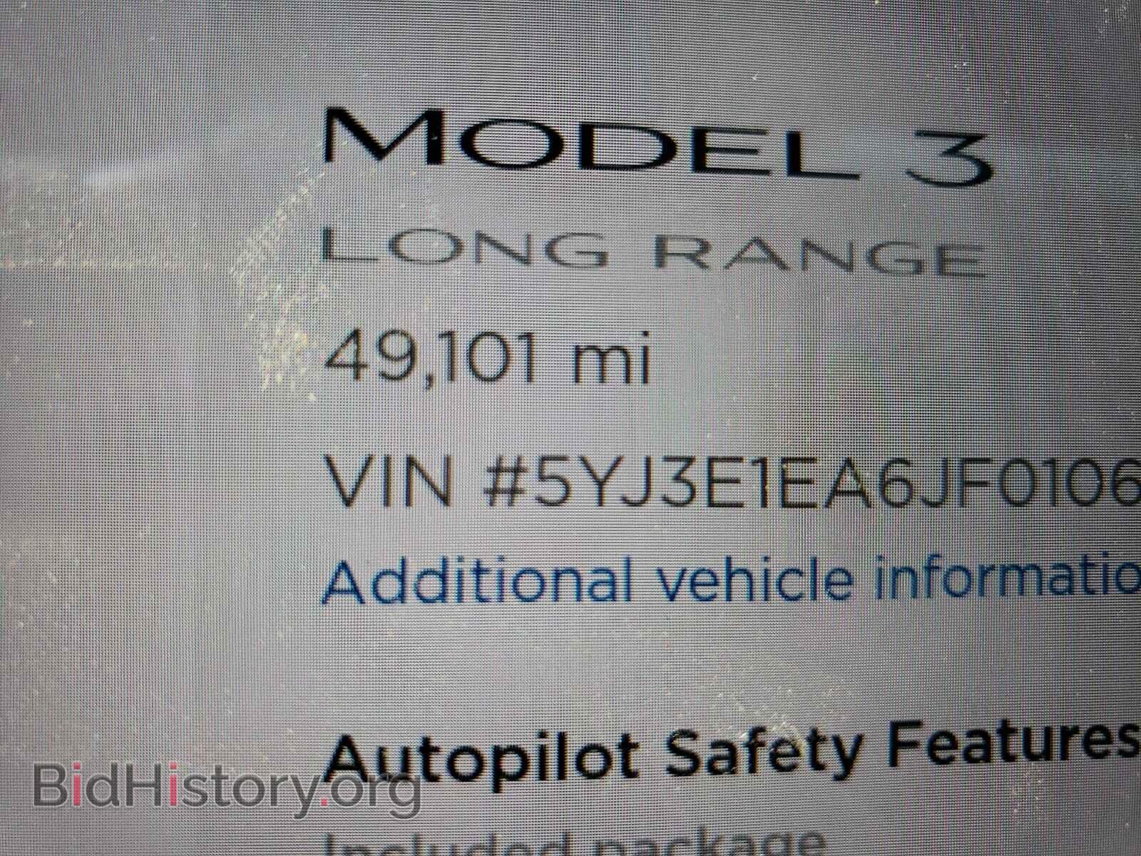 2018 TESLA MODEL 3 - VIN: 5YJ3E1EA6JF010640 - Фото 8