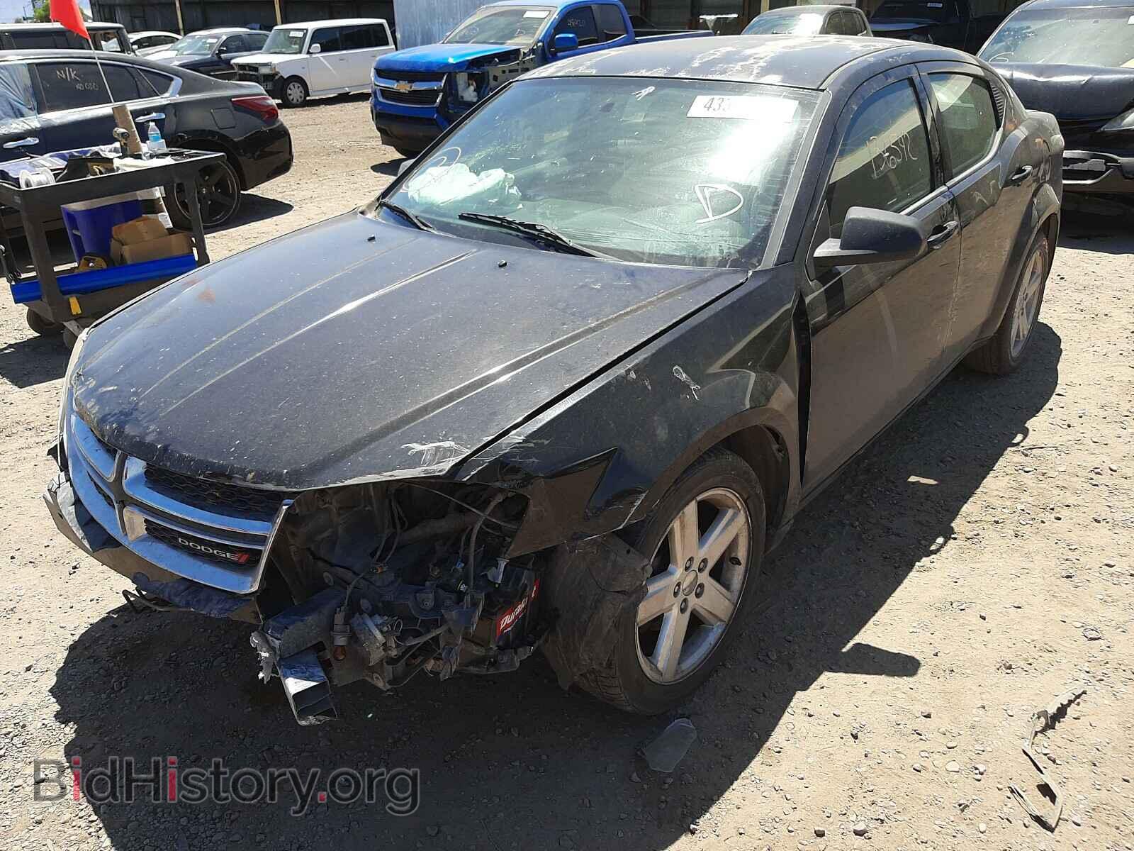 2013 DODGE AVENGER - VIN: 1C3CDZAB3DN662528 - Фото 2