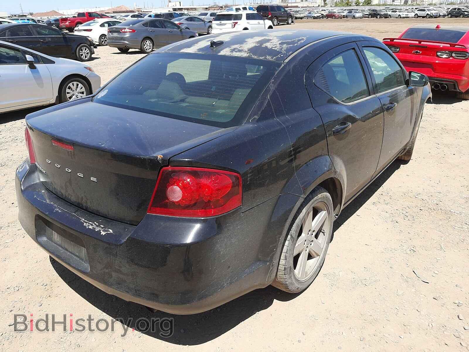 2013 DODGE AVENGER - VIN: 1C3CDZAB3DN662528 - Фото 4