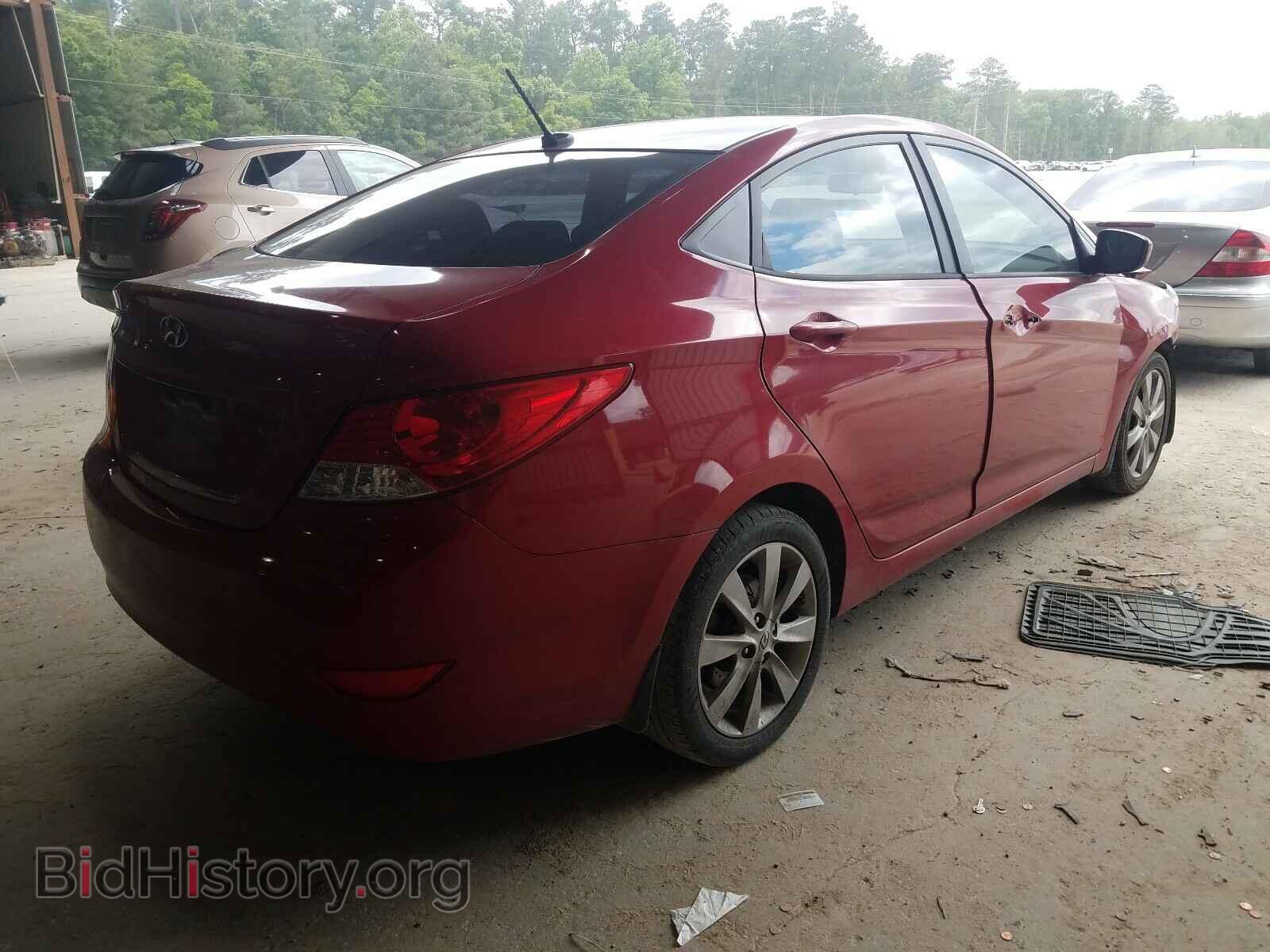 2012 HYUNDAI ACCENT - VIN: KMHCU4AE0CU265674 - Фото 4