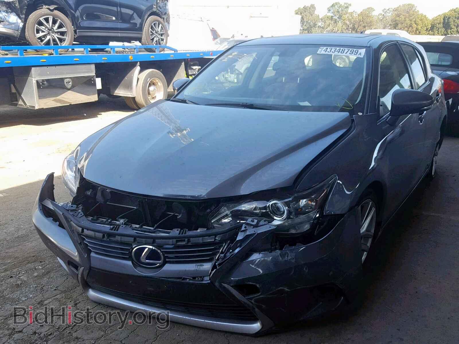2014 LEXUS CT 200 - VIN: JTHKD5BHXE2197475 - Фото 2