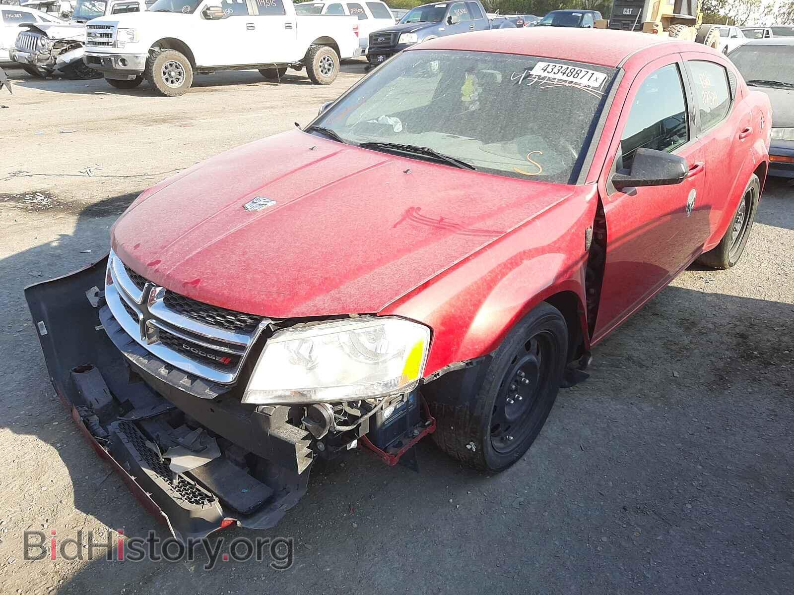 2014 DODGE AVENGER - VIN: 1C3CDZABXEN110669 - Фото 2
