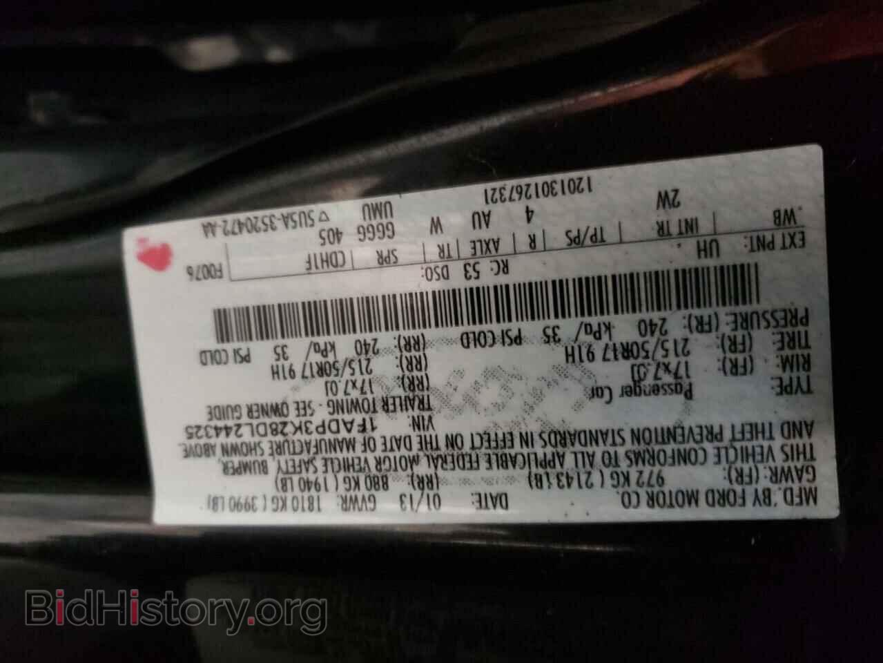 2013 FORD FOCUS - VIN: 1FADP3K28DL244325 - Photo 10