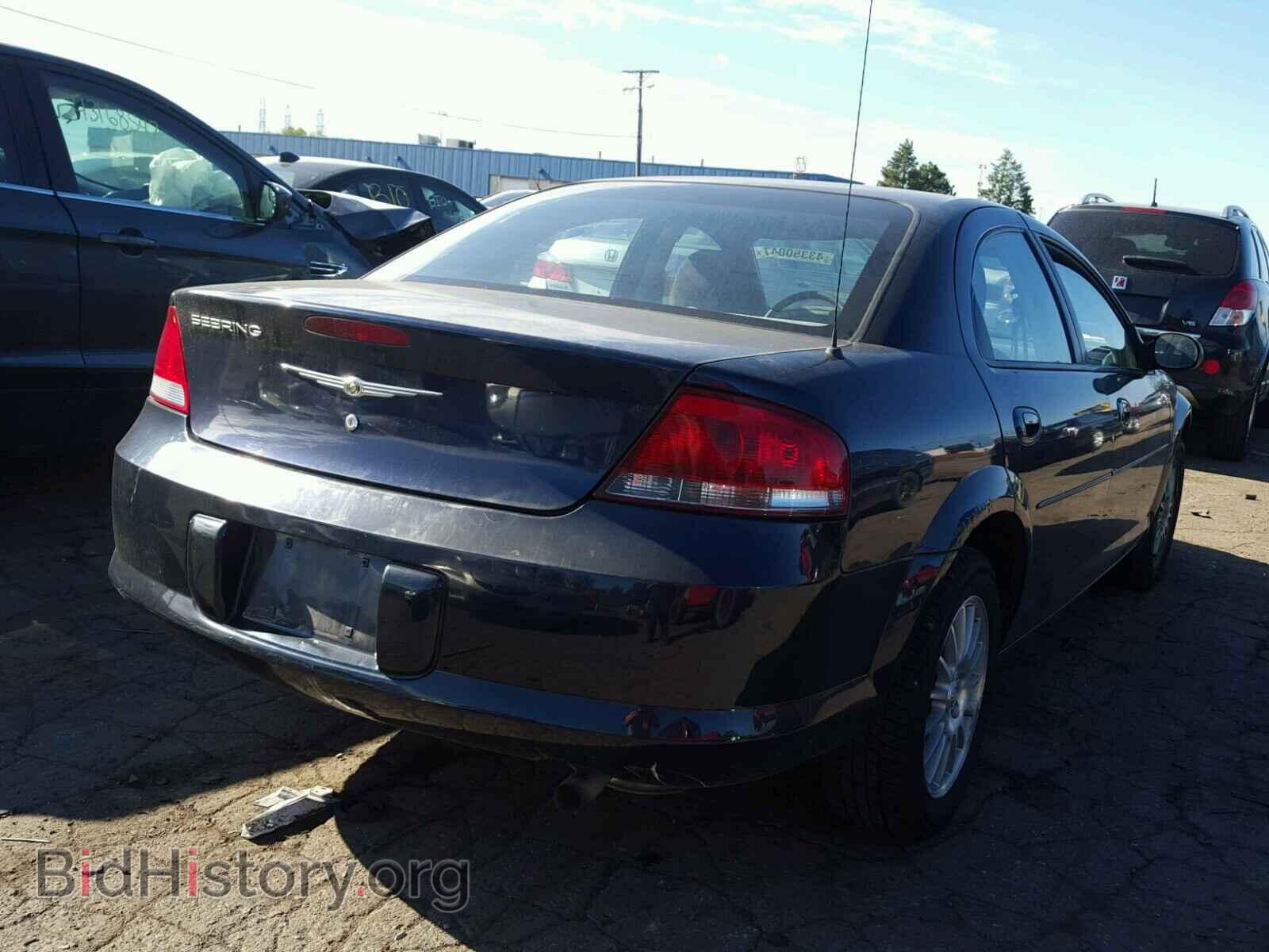 2004 CHRYSLER SEBRING - VIN: 1C3EL46X24N299996 - Фото 4