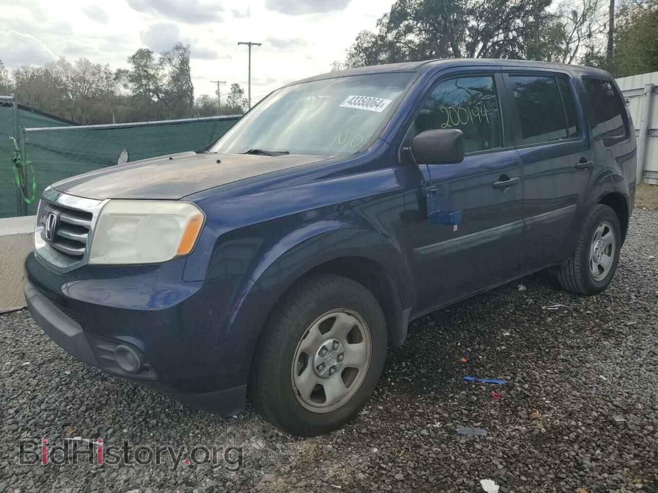 Photo 5FNYF3H28DB042111 - HONDA PILOT 2013