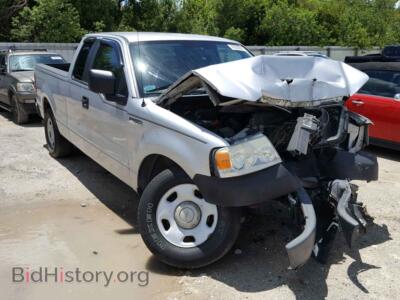 2007 Ford F150, серый — VIN 1FTRX12W47FA81036, Copart