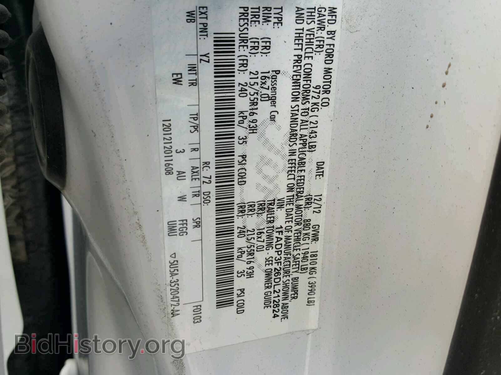 2013 FORD FOCUS - VIN: 1FADP3F26DL212824 - Photo 10