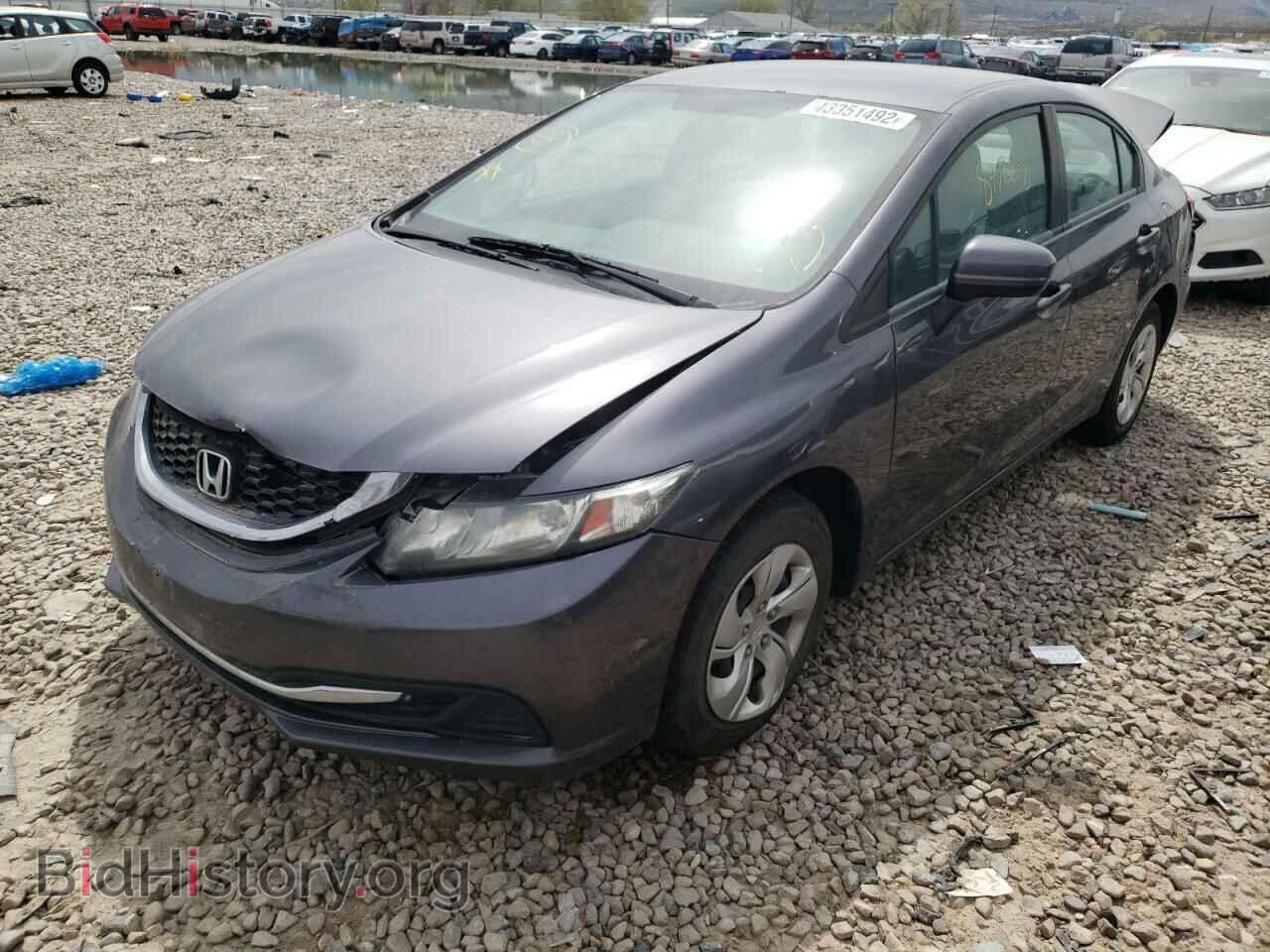 2014 HONDA CIVIC - VIN: 19XFB2F56EE044053 - Фото 2